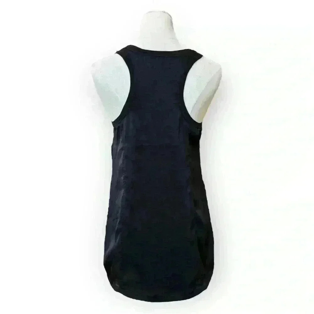 William Rast Black Racerback Top - Picture 2 of 10